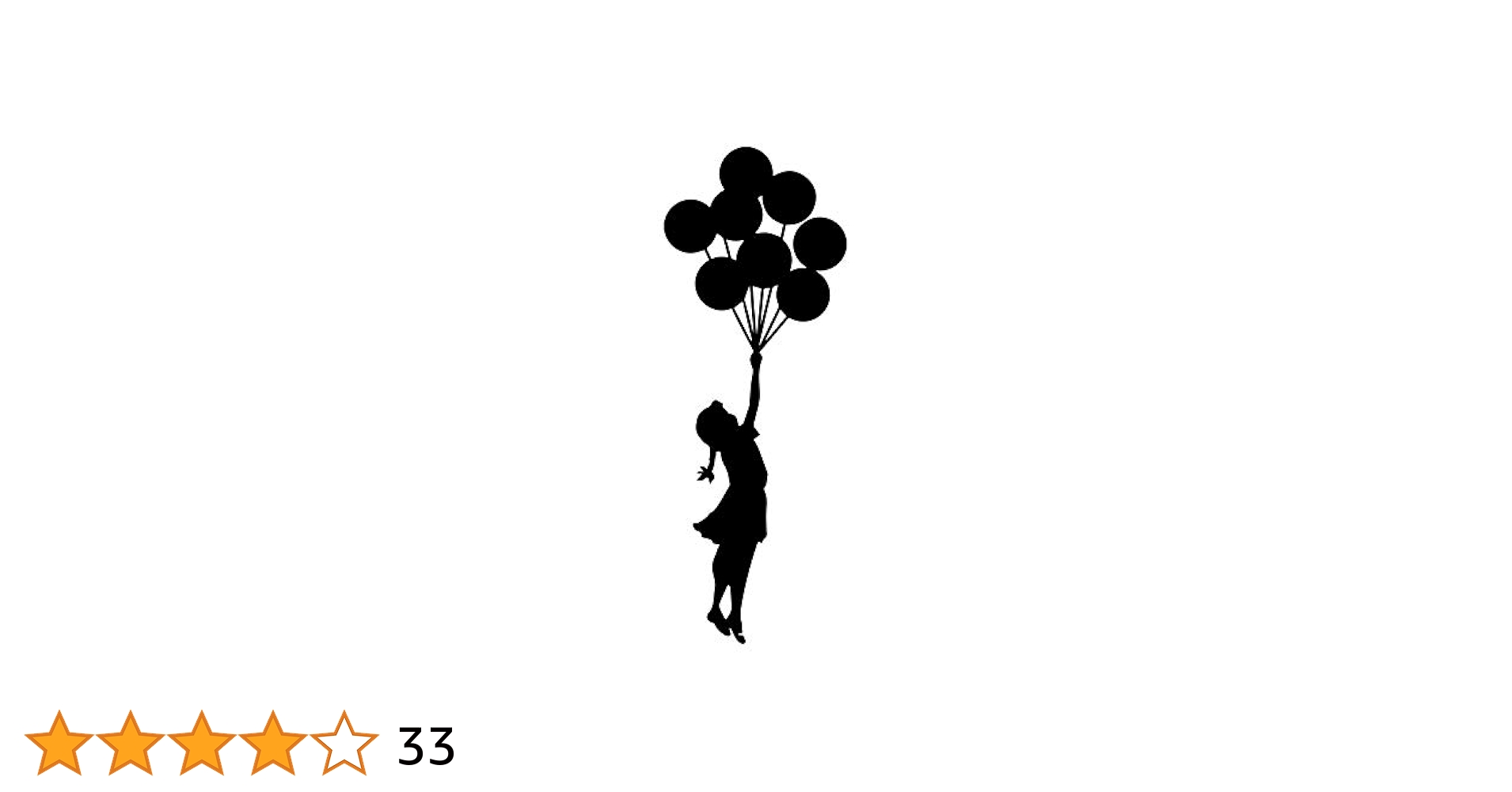 Flying Balloons Girl（GESSO BLACK Ver.） Limited 200 Flying Balloons Girl GESSO BLACK Ver. Medicom