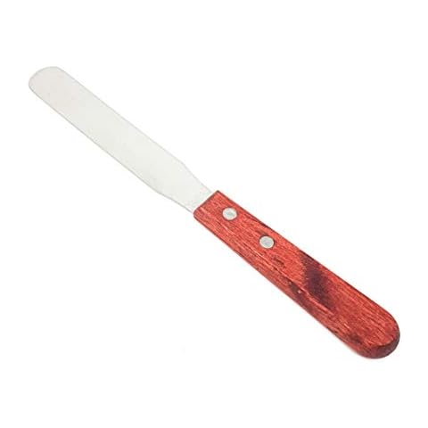 Sale TIME Spatula Iron Iron Wax Wax Steel Waxing Wood Handle Cover
