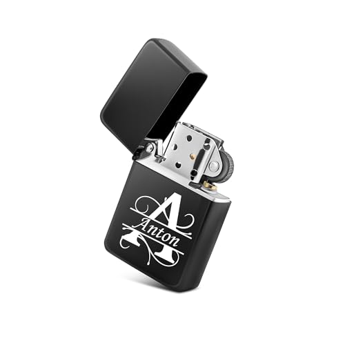 Metallfeuerzeug mit persönlicher Gravur | Benzinfeuerzeug mit Name | Individuell graviertes Feuerzeug | Hochwertiges Geschenk für Männer | Personalisiertes Geschenk Metallfeuerzeug mit persönlicher Gravur | Benzinfeuerzeug mit Name | Individuell graviertes Feuerzeug | Hochwertiges Geschenk für Männer | Personalisiertes Geschenk