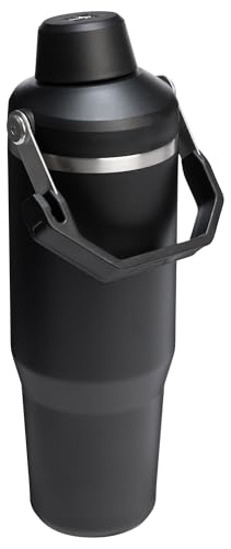 Image of STANLEY IceFlow 2.0 Fast Flow Tumbler, 30 oz, Black 2.0 | Angled Spout Lid | Lightweight and Leakproof for Travel and Sports | Easy Carry Handle | Insulated Stainless Steel | BPA-Free