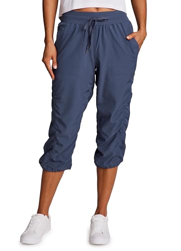 Image of RBX Active Capri Pants for Women Joggers Stretch Lightweight Women's Casual Pant Capri with Drawstring