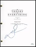 Eddie Redmayne'The Theory of Everything' AUTOGRAPH Signed Script Screenplay ACOA