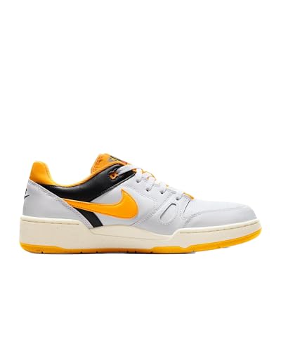 Nike Full Force Low Men's Shoes (FB1362-103,White/University Gold-Black-SAIL) Size 9