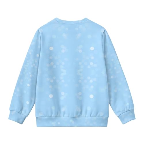Image of Girls Cardigans Sweater Long Sleeve Crew Neck Button Down Sweaters School Outerwear for Kids Fall Winter Tops