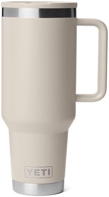 YETI Rambler 40 oz Travel Mug with Flip Straw Lid – Stainless Ste...