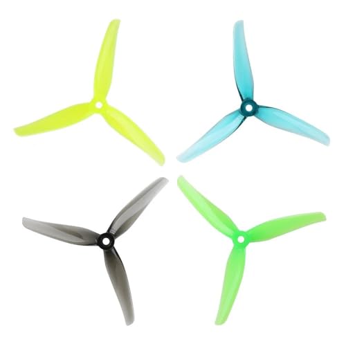 F5 5inch 3 Blade/tri-blade Propeller Prop With 5mm Mounting Hole For FPV Drone Part (8 Pairs)(MULTI)