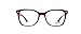 Ray-Ban RX5285 Square Prescription Eyeglass Frames, Bordeaux On Transparent/Demo Lens, 53 mm