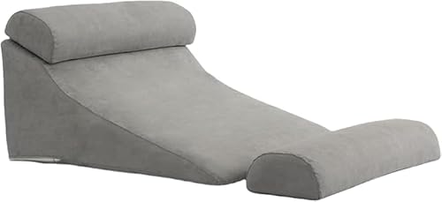 AZIEBAY ベッド枕 背もたれクッション 三角クッション 半臥位用 褥瘡防止 寝たきり高齢者用 回転式三角枕 医療用クッション