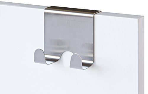 GELCO 707470 Tip Hakenleiste Metall/gebürstet Silber 7 x 2,50 x 7,50 cm