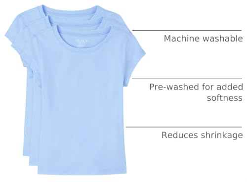 Image of The Children's Place Girls Basic Short Sleeve Layering Tee