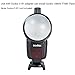 Godox AK-R11 Dome Diffuser for Godox V1 Pro V1 V100 Flash, Godox AD100Pro, Such as V1-S/V1-C/V1-N/V1Pro-C/V1Pro-S/V1Pro-N/V1 mid/V100C/V100S, Use with Godox H200R Compatible for AD200 AD200 Pro II