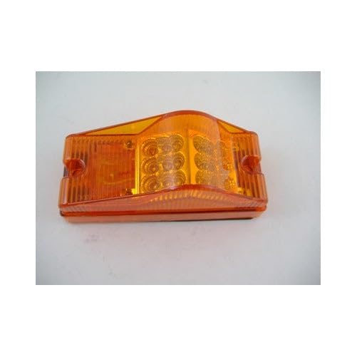 Luz Marcador Intermitente Media para Trailer Bus LED 18 Ámbar miniatura 1