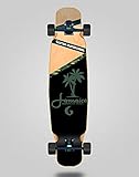  Skate Skateboard Longboard Complete Mix Bamboo 46x9 Glutier Jamaica Wood