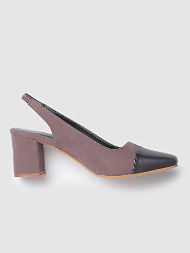 Image of Marc Loire Women's Faux Leather Comfortable Block Heel Sandals for Casual Wear, Party and Formal Occasions.