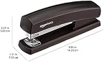 Amazon Basics Stapler with 1000 Staples - Black