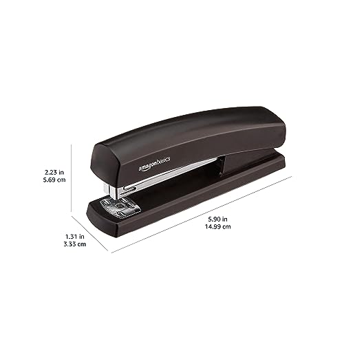 Amazon Basics Grapadora con capacidad 1000 grapas 1 unidad, color negro - imagen 9