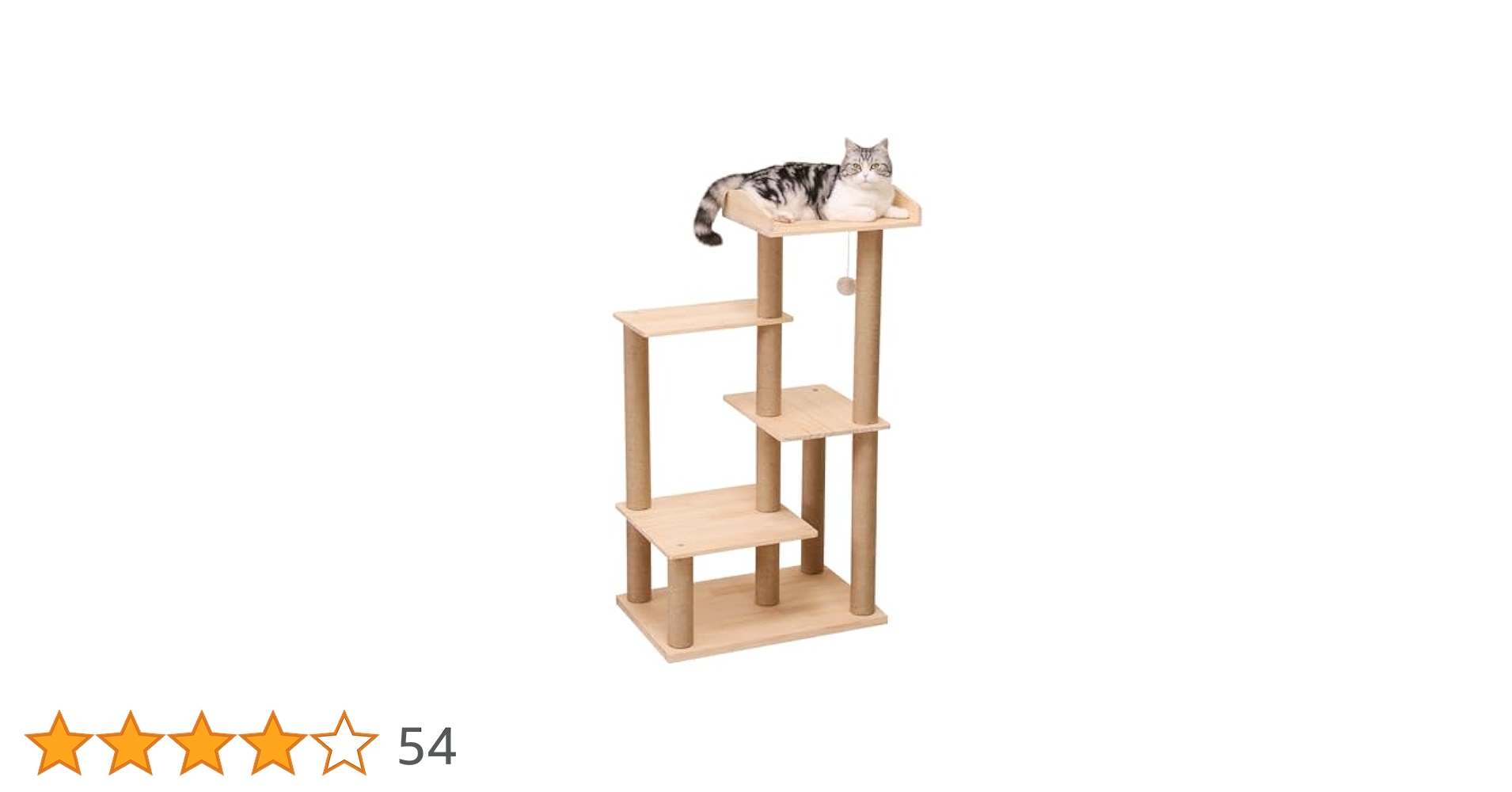 キャットタワー 木製 スリムデザイン 大型猫用 老猫や肥満猫 多頭飼い対応 キャットタワー 木製 大型猫用 猫タワー スリム 据え置き 猫 爪