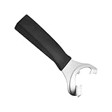 Forte apriscatole in acciaio inox, facile da mantenere sicura, apertura manuale sottovuoto, per famiglia e viaggi, forte apriscatole con manico ergonomico, strumento multifunzionale per coperchio in