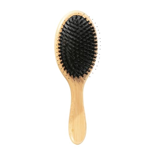 Cepillo antiestático de madera que elimina los tirones en pelo húmedo