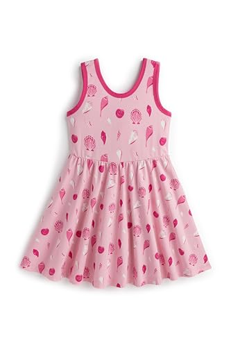 Image of monica + andy Short Sleeve Let's Dance Dress, Organic Cotton Playwear Clothes for Girls, Kids, Toddler & Infant Sizes