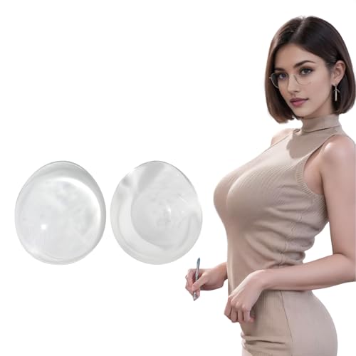 Pair Breast Forms for Mastectomy,Silicone Breast Prosthesis Convave Bra Inserts for Mastectomy Swim Crossdreser