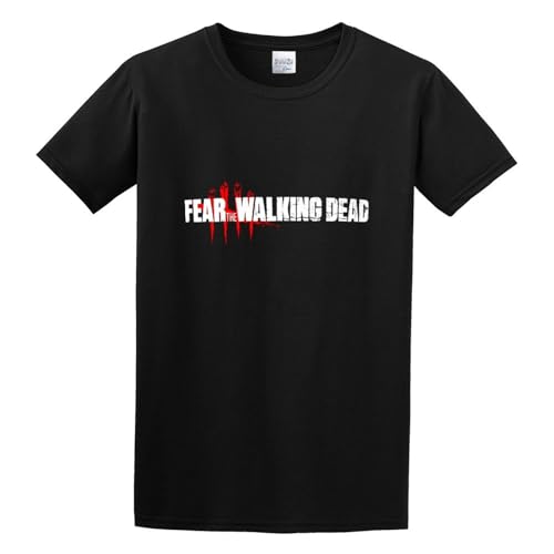 Bild: KUAKEMAOSHA Fear The Walking Dead Logo Mens Cotton Tshirt Size M fr 18,26 EUR bei amazon.de