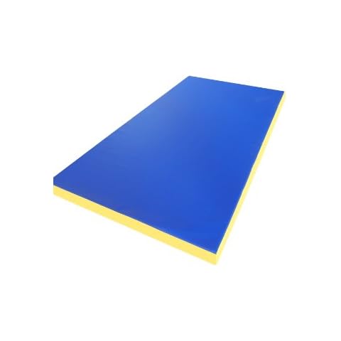Niro Sportgeräte Turnmatte Weichbodenmatte, Blau/Gelb, 200 x 100 x 8 cm, TM4 Cover