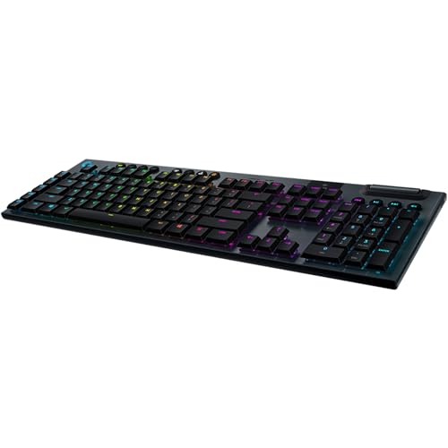 Logitech G915 LIGHTSPEED kabellose mechanische Gaming-Tastatur, Taktiler GL-Tasten-Switch mit...