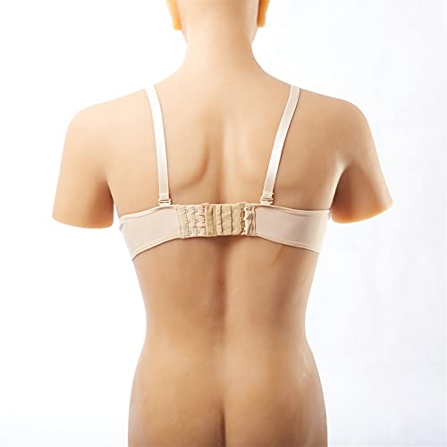 Silicone borsten beha set, met beha, levensechte siliconen borst vormt borstprothese nep boob met verstelbare riemen… - Afbeelding 8