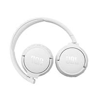 JBL Tune 660 BTNC On-Ear active Noise Cancelling Kopfhörer – JBL Pure Bass Sound – Via Bluetooth - oder Kabel-Verbindung – Weiß – Ansicht 7