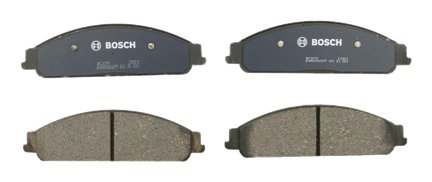 Bosch BC1070 QuietCast Premium Ceramic Disc Brake Pad Set For Ford: 2005-07 Five Hundred, 2005-07 Freestyle, 2008-09 Taurus, 2008-09 Taurus X; Mercury: 2005-07 Montego, 2008-09 Sable; Front