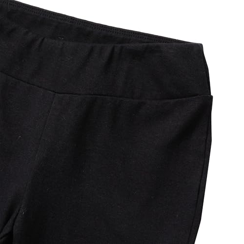 Lands' End Girls Tough Cotton Flare Leggings2