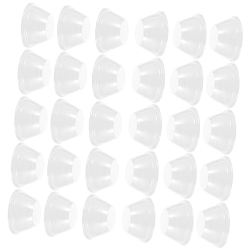 iplusmile 100個 苗カバー 発芽カバー 植物ドームカバー 植物育成フード 庭の保護ドーム プロテクターカバー 湿度ドーム クリアドーム ドームを育てる 保育園カバー プラスチック