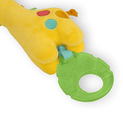 Image of Bright Starts Tug Tunes On-The-Go Toy for Stroller and Carriers - Giraffe - Unisex, Newborn +