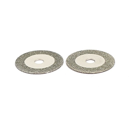 Aexit 16mm Diamond Abrasives Grinding Wheel Cutting Disc 2pcs for Glass Jade Model:17as177qo622