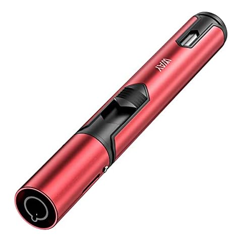 VVAY Jet Flame Torch Fire Ignition lighter Gas Butane Refillable,Long Reach Lighter for Candle BBQ, Stove, Kitchen Cooker, Hobs (Sold without Gas) Cover