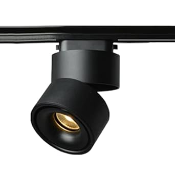 Harold Electricals 30 Watt Black Body 360? COB LED Track Light | Rotatable Indoor Focus Spotlight for Shop, Showroom, Living Room & Malls - Neutral White Light (Track-Way Not Included) Pack of 1