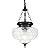 OIYIO Vintage Pendant Light - Matte Black Pendant Lights Kitchen Island with Floral Glass, Hanging Lighting Fixtures with Adjustable Hanging Chain for Kitchen, Island, Dining Room, Entryway