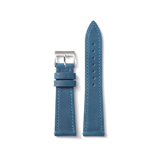 Bracelet de montre en cuir de vache vintage 18mm à 22mm LUGEMA à dégagement rapide