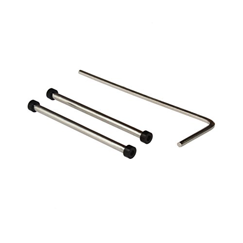 Inner Hexagon Watch Screw Tube for Bell Ross Instruments Aviation BR 01 46mm Watch Band (Black)