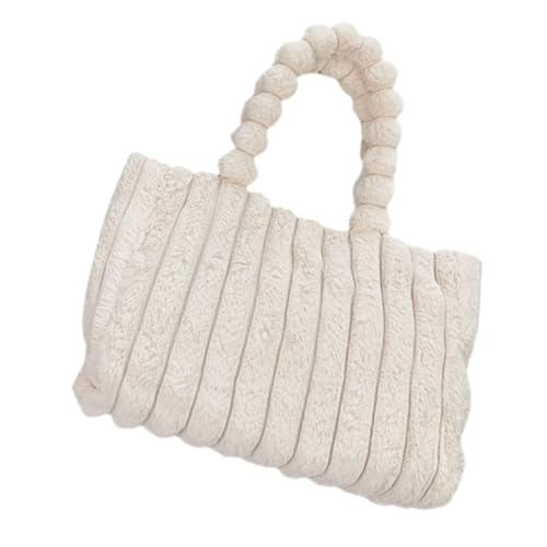 Sac en peluche blanc grand format fini le manque de place avec style