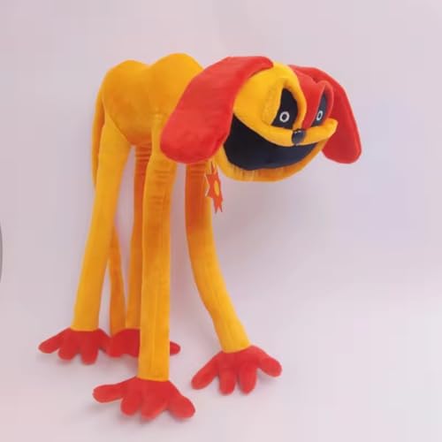 Image of Cute Orange Big Smile Dog Plush