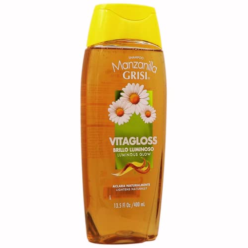 Manzanilla Grisi, Cleansing Shampoo with Chamomile Extract, 2 Pack, 13.5 FL Oz, Bottles