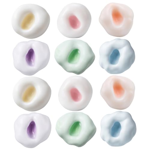 Bolas de estrés crujientes ideales para regalar en cumpleaños con juguetes plásticos de colores