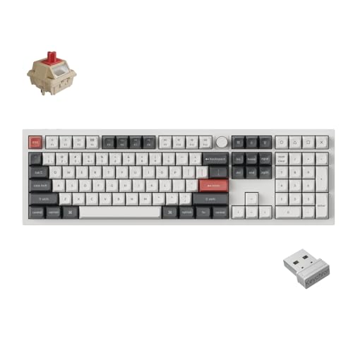 Keychron Q6U-P1-US 赤軸 [ホワイト]