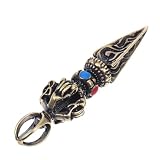 BESTOMZ Xiangmo Chu Anhänger aus Kupfer Vintage Hängende Dekoration mit Verblassungsfreiem Kupferhandwerk für Stilvolle Indoor Szene und Schöne Wohnraumgestaltung