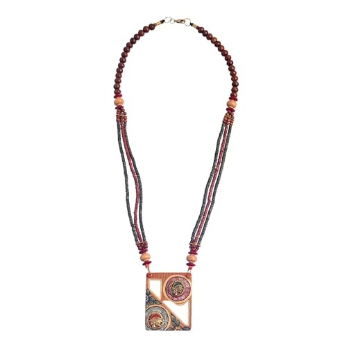 Image of AAKRITI ART CREATIONS Handcrafted Tribal Dhokra Necklace Collection | Royal, Pharaoh & Butterfly-Inspired Artisan Brass Statement Jewelry | Ethnic, Elegant & Artistic Necklaces for Women