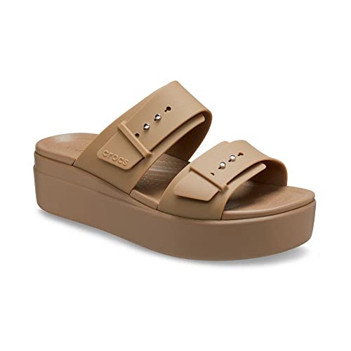 Image of Crocs Women's Brooklyn Buckle Low Wedges