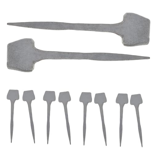 Abaodam 10Pcs Durable Iron Horseshoe Nails for Secure Fixation Equestrian Sports Horseshoe Tools for Easy Use and Convenient Carry Essential for Horse Hoof Care and Maintenance