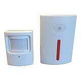  Alarma por infrarrojos con detector de movimiento y sirena.